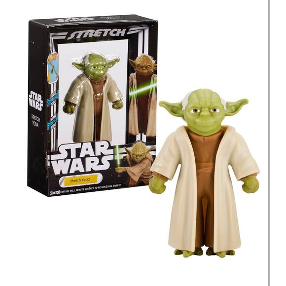 Stretch Armstrong Star Wars Yoda 5" Action Figure Fully Stretchable Toy New - Picture 1 of 6